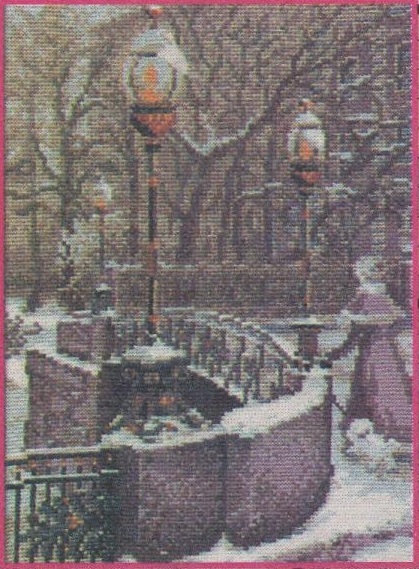 Схема вышивания бисером - Зима в Питере