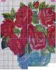 Схема вышивания бисером - Букет роз