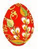 Схема вышивания крестом - Пасхальное яйцо